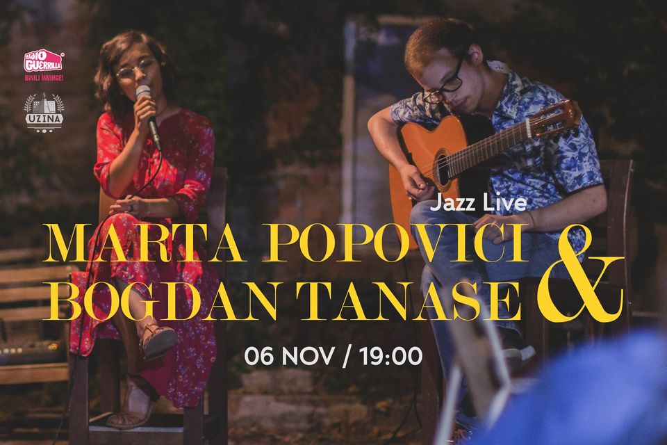 Seria Deconectat • Marta Popovici & Bogdan Tănase Jazz LIVE @ Uzina Coffee - 6 Noiembrie