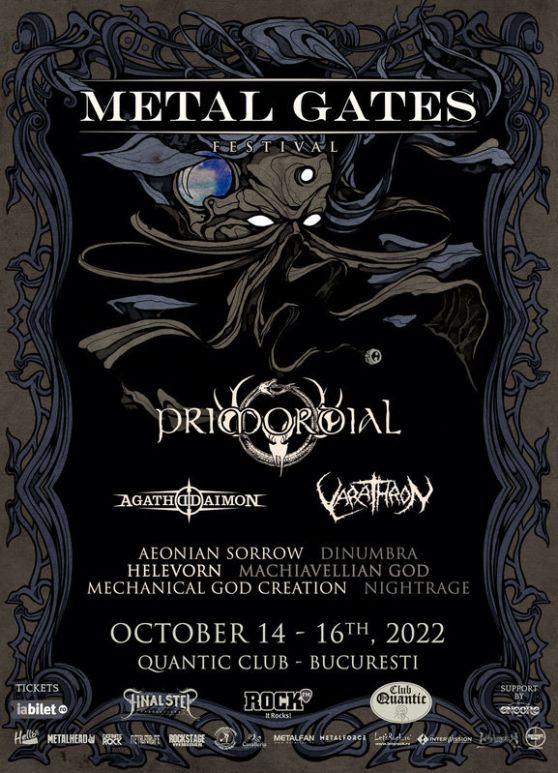 "Metal Gates Festival 2022 se va desfasura in Quantic, pe parcursul a 3 zile, intre 14 si 16 octombrie 2022. - Contemporary-Establishment
